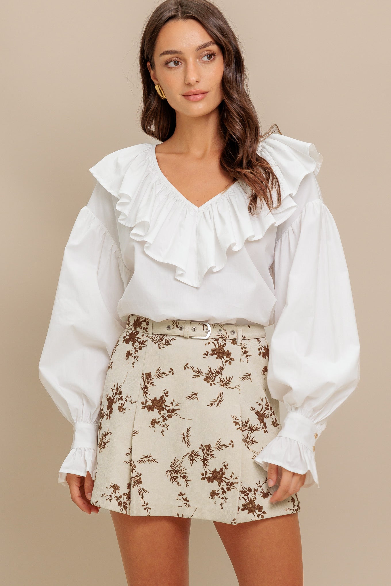 COUTURE CODE WOVEN TOP Flying Tomato